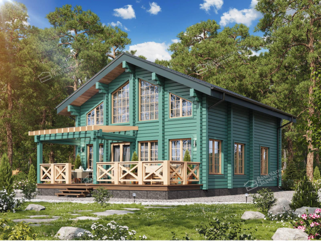 Дом из клееного бруса VZ-396